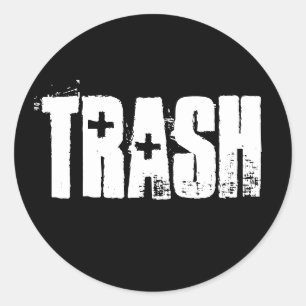 Sticker Rond Déchets