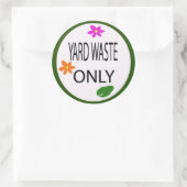 Sticker Rond déchets de chantier (Sac)