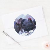 Sticker Rond Déchets sauvages (Enveloppe)