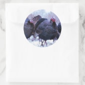 Sticker Rond Déchets sauvages (Sac)