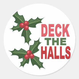 Sticker Rond Deck Les Halls