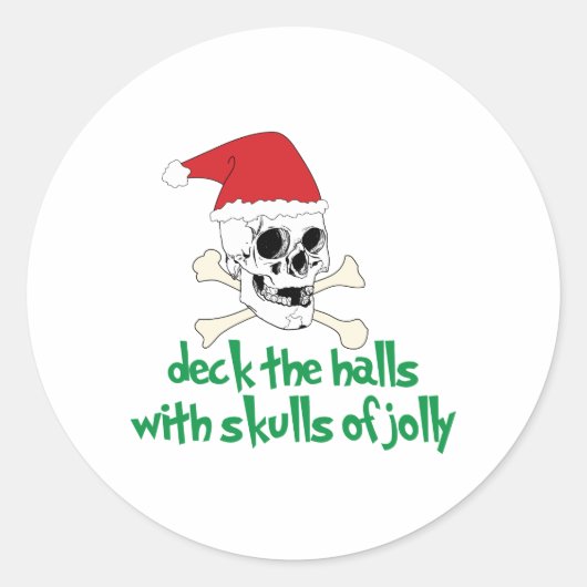 Sticker Rond Deck Les Halls (Devant)