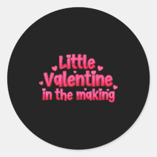 Sticker Rond Déclaration de grossesse pour la Saint-Valentin Li