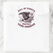 Sticker Rond Déclaration des droits (Sac)