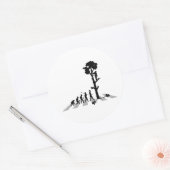 Sticker Rond Déclencheur d'arborescence (Enveloppe)