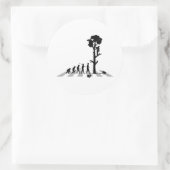 Sticker Rond Déclencheur d'arborescence (Sac)