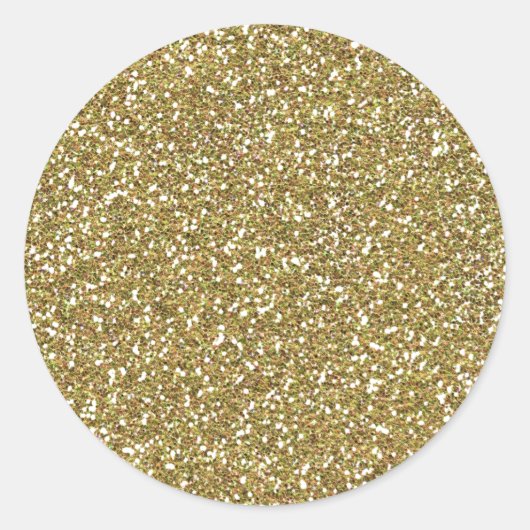 Sticker Rond Décor Golden Elegance (Devant)