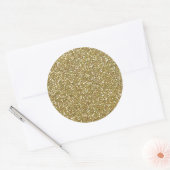 Sticker Rond Décor Golden Elegance (Enveloppe)