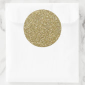 Sticker Rond Décor Golden Elegance (Sac)