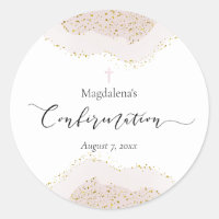 Décor rose fille de confirmation