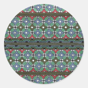 Sticker Rond Décoration des bordures ( Owen Jones )