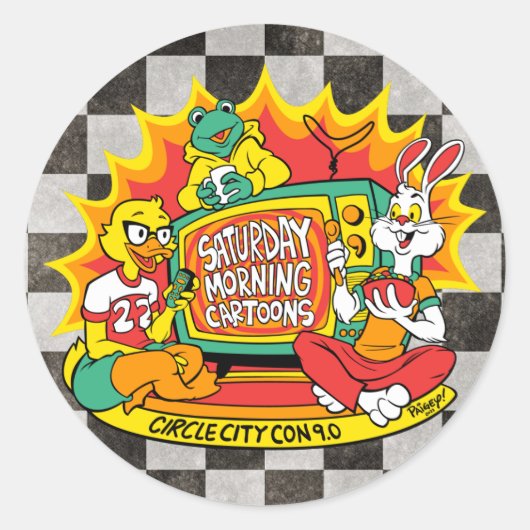 Sticker Rond Décoration d'ordinateur portable (Devant)