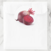 Sticker Rond Découper la betterave (Sac)