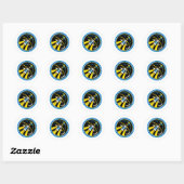Sticker Rond Découverte STS 131 (Feuille)