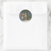 Sticker Rond Deer Buck (Sac)