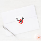 Sticker Rond Deer Hunter - Bullseye (Enveloppe)