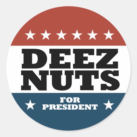 Sticker Rond Deez Nuts 2024 (Devant)