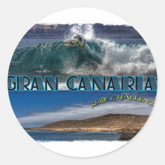 Sticker Rond Défi Surf Gran Canaria