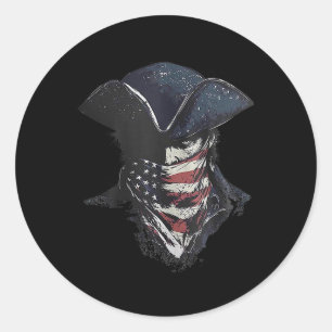 Sticker Rond Défiant Depuis 1776 1