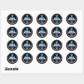 Sticker Rond Déficit (Feuille)