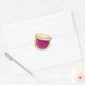 Sticker Rond Défilé de mode Glam (Enveloppe)