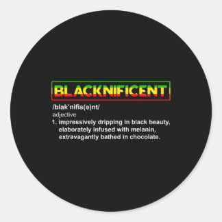 Sticker Rond Définition 19e Histoire noire Afrique