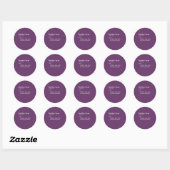 STICKER ROND DÉFINITION DE L'OURS EN CUIR (Feuille)