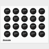 Sticker Rond Définition d'enseignant d'anatomie Enseignants de (Feuille)