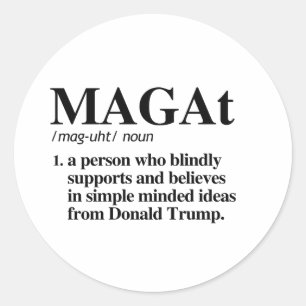 Sticker Rond Définition MAGAT
