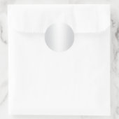 Sticker Rond Dégradé de gris clair et blanc vierge (Sac)