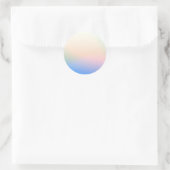 Sticker Rond Dégradé foncé Personnalisé tendance (Sac)