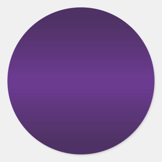 Sticker Rond Dégradé Violet Royal Fond Blanc (Devant)