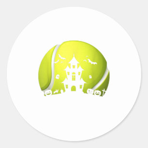 Sticker Rond Dégustation de tennis d'Halloween