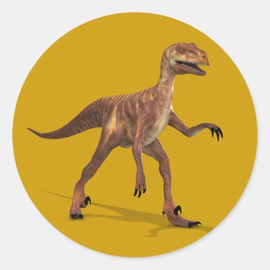 Sticker Rond Deinonychus (Devant)