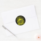 Sticker Rond Delfinpaar (Enveloppe)