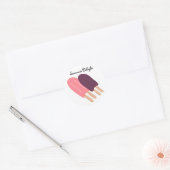 Sticker Rond Délice d'été (Enveloppe)