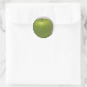 Sticker Rond Délicieuse pomme verte (Sac)