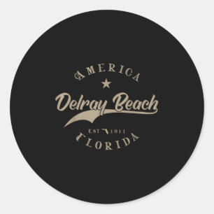Sticker Rond Delray Beach Fl _ Floride