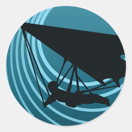 Sticker Rond deltaplane (Devant)