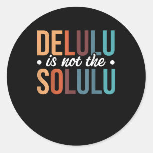 Sticker Rond Deluluu Parle, J'Écoute