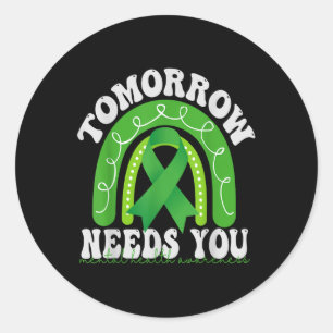 Sticker Rond Demain aura besoin de vous Sensibilisation à la sa