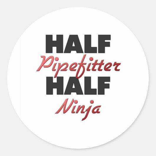 Sticker Rond Demi-jeteuse mi-Ninja (Devant)