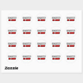 Sticker Rond Demi-programmeur...Demi-Superhero (Feuille)