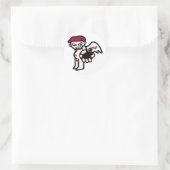 Sticker Rond démon dynamite (Sac)