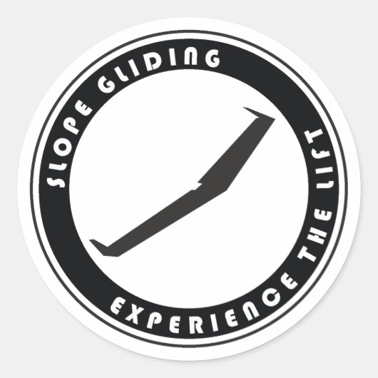 Sticker Rond Dénivelé (Devant)