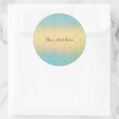 Sticker Rond Dentelle romantique (Sac)