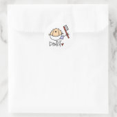 Sticker Rond Dentiste (Sac)
