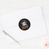 Sticker Rond Dentiste Halloween Trick Ou Traiter Dentistesse De (Enveloppe)