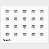 Sticker Rond Denver (Feuille)