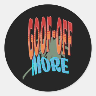 Sticker Rond Départ Plus Pour Quand Il N'Est Pas Bon Temps